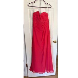 Jordan Coral Bridesmaid Dress - Size 1